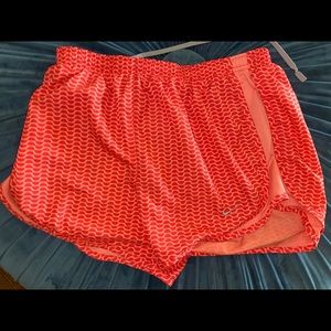 Nike orange tempo shorts